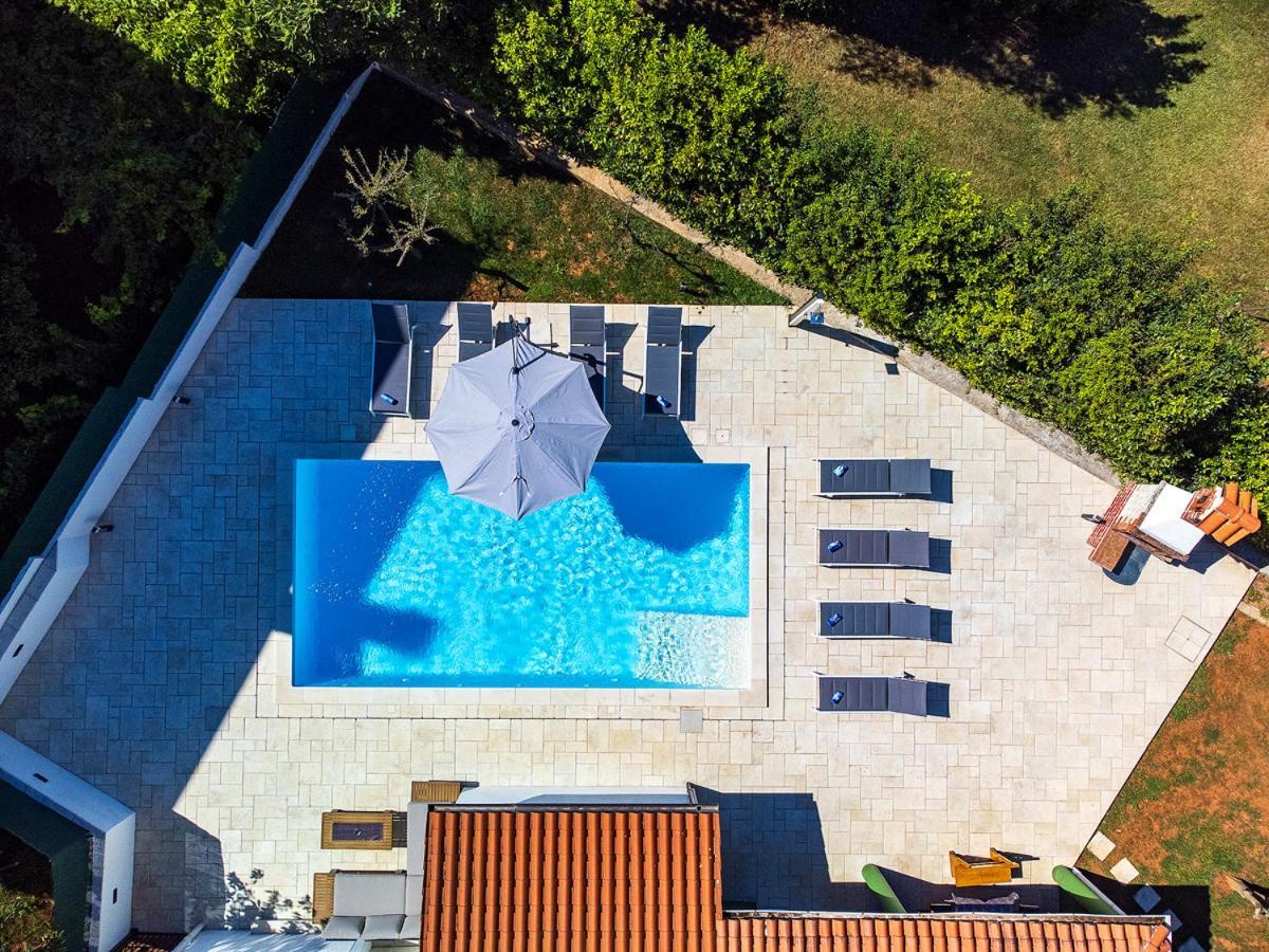 Big Swimming Pool Apartment Monvidal Pula Dış mekan fotoğraf